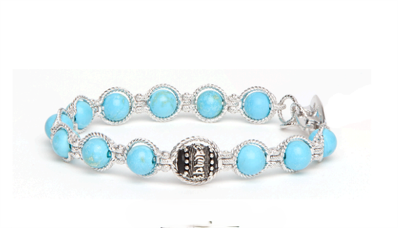 Armband Tamashii Celebration in Silber Turchese BHS925M-7 - BHS925M-7